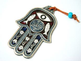 musulmanes en los amuletos de la suerte boquerón